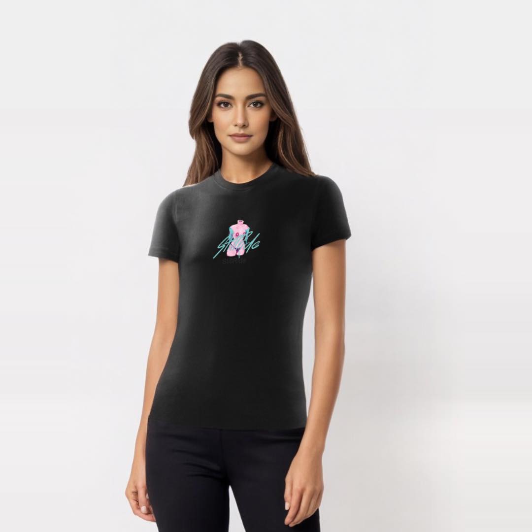 Girl Statue - Black