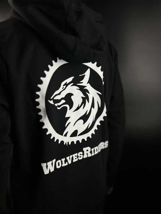 WolvesRiders HOODIE - black